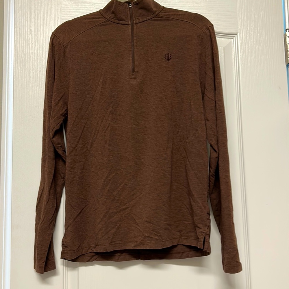 Coolibar UPF 50+ UV protection Sonora quarter zip sun shirt